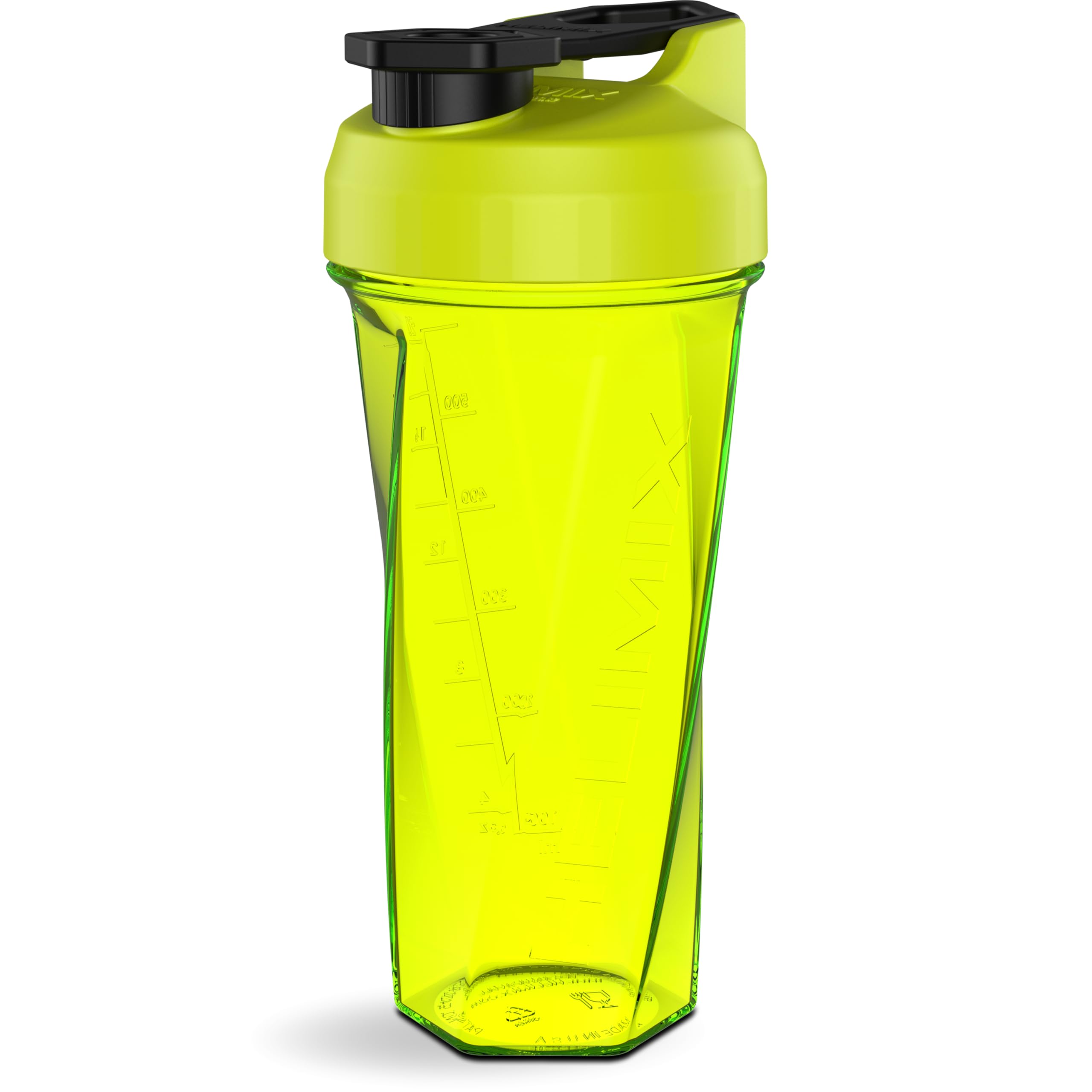 HELIMIX 2.0 Vortex Blender Shaker Bottle Holds upto 28oz | No Blending Ball or Whisk | USA Made | Portable Pre Workout Whey Protein Drink Shaker Cup | Mixes Cocktails Smoothies Shakes | Top Rack Safe