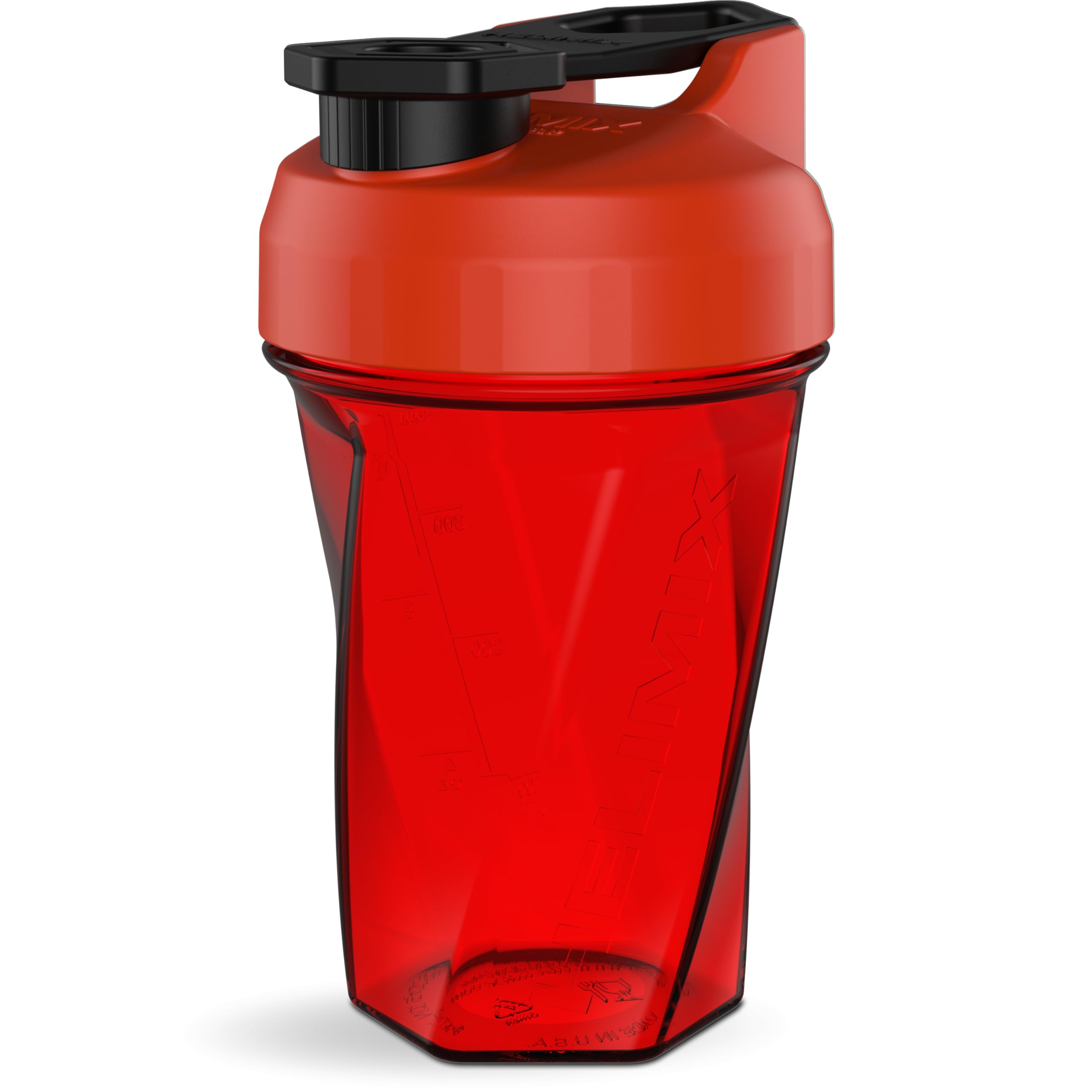 HELIMIX 2.0 Vortex Blender Shaker Bottle Holds upto 28oz | No Blending Ball or Whisk | USA Made | Portable Pre Workout Whey Protein Drink Shaker Cup | Mixes Cocktails Smoothies Shakes | Top Rack Safe