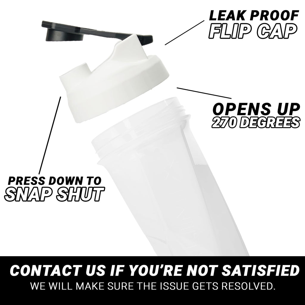 HELIMIX 2.0 Vortex Blender Shaker Bottle Holds upto 28oz | No Blending Ball or Whisk | USA Made | Portable Pre Workout Whey Protein Drink Shaker Cup | Mixes Cocktails Smoothies Shakes | Top Rack Safe