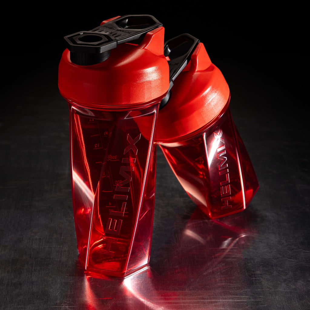 HELIMIX 2.0 Vortex Blender Shaker Bottle Holds upto 28oz | No Blending Ball or Whisk | USA Made | Portable Pre Workout Whey Protein Drink Shaker Cup | Mixes Cocktails Smoothies Shakes | Top Rack Safe