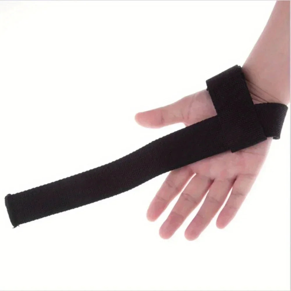 2PCS Weightlifting Gym Anti-Slip Sport Safety Wrist Straps Weight Lifting Wrist Support Crossfit Hand Grips Fitness Bodybuilding