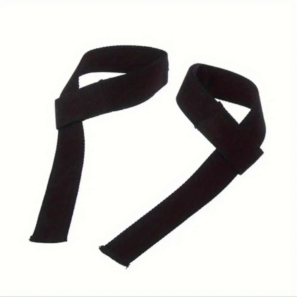 2PCS Weightlifting Gym Anti-Slip Sport Safety Wrist Straps Weight Lifting Wrist Support Crossfit Hand Grips Fitness Bodybuilding